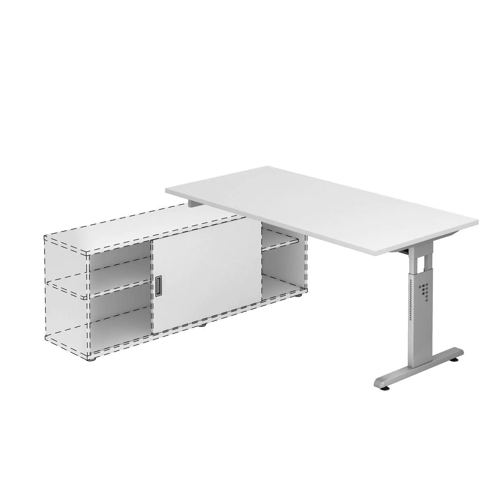 Schreibtisch O zur Auflage von Hammerbacher - Produktbild 2 von 14