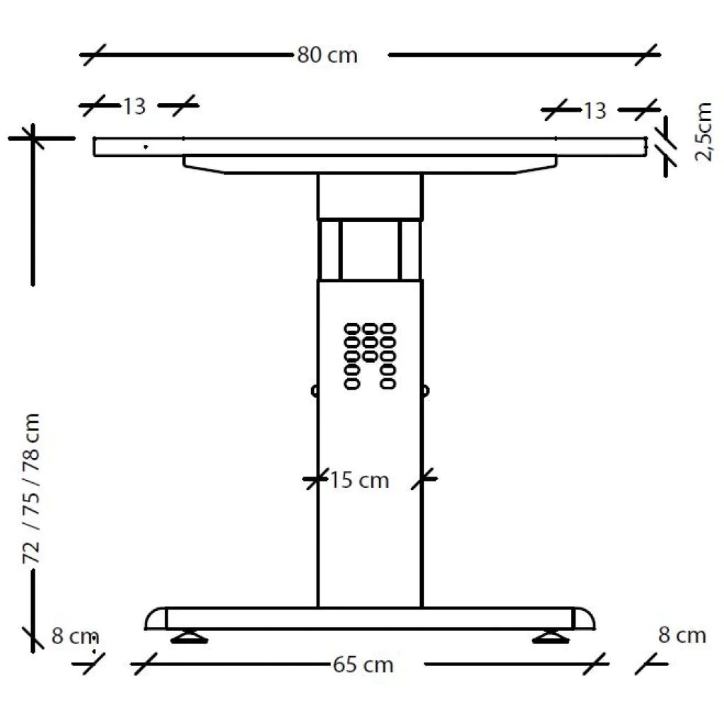Schreibtisch O zur Auflage von Hammerbacher - Produktbild 12 von 14