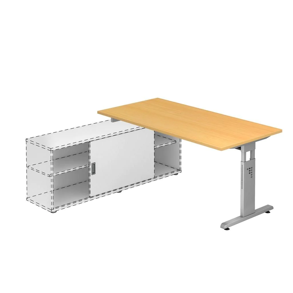 Schreibtisch O zur Auflage von Hammerbacher - Produktbild 5 von 14