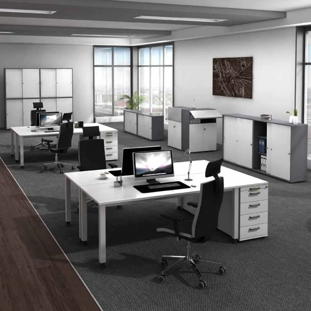 Schreibtisch Q Eckform von Hammerbacher - Produktbild 15 von 15