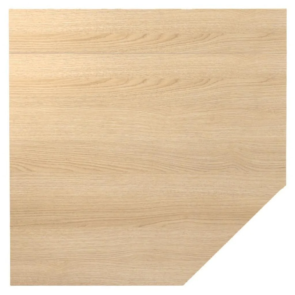 Tischplatte Trapezform mit Stützfuß von Hammerbacher - Produktbild 2 von 8