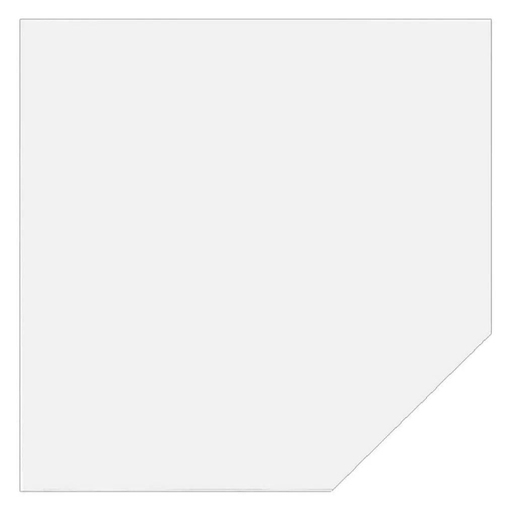 Tischplatte Trapezform mit Stützfuß - HBA-HT12