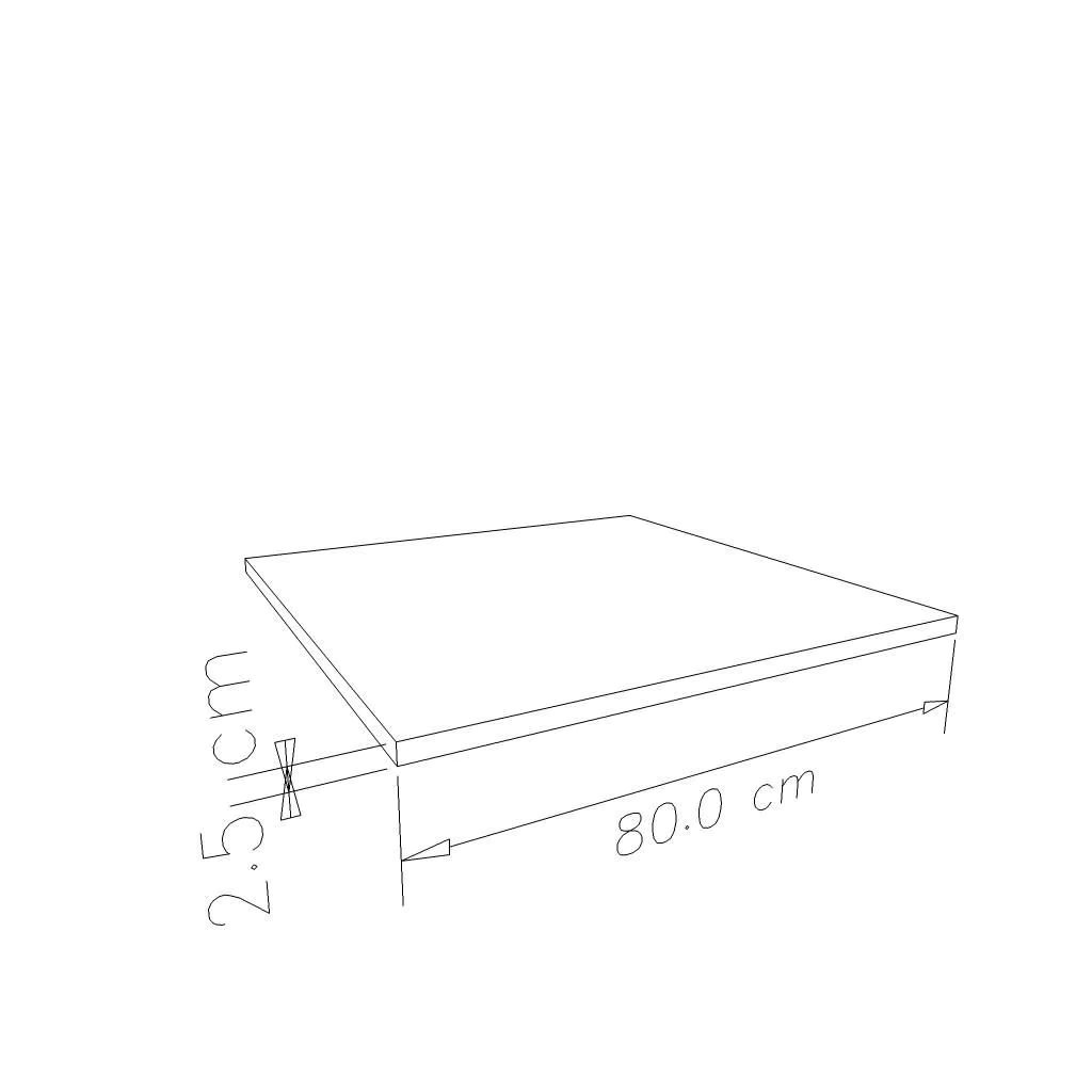 Tischplatte K 80 x 80 cm von Hammerbacher - Produktbild 13 von 13
