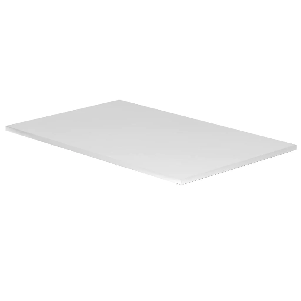 Tischplatte K 120 x 80 cm - Weiß - HBA-KP12-W