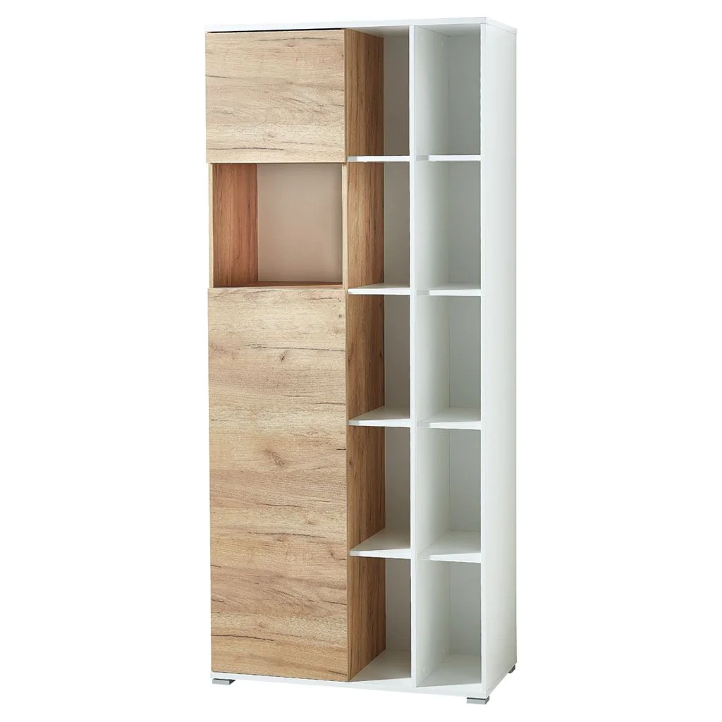 Aktenschrank 4196 Lioni - Weiß/Navarra-Eiche von BME home - Produktbild 1 von 1