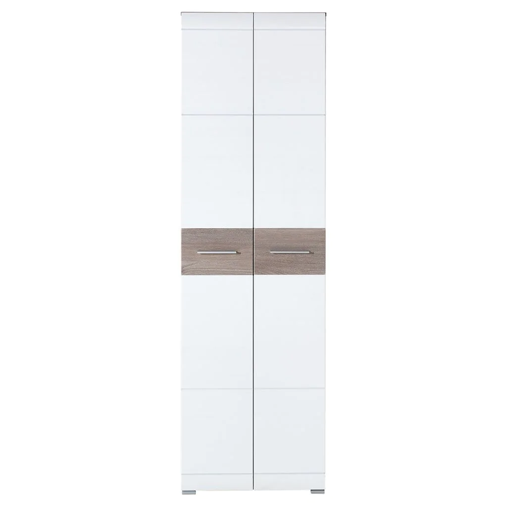 Garderobenschrank 3969 Malou - Nelson-Eiche/Weiß-Struktur - GER-3969-542