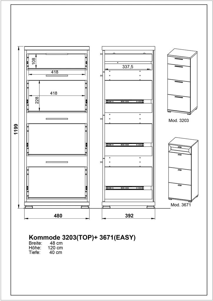 Sideboard 3203 von BME home - Produktbild 3 von 6