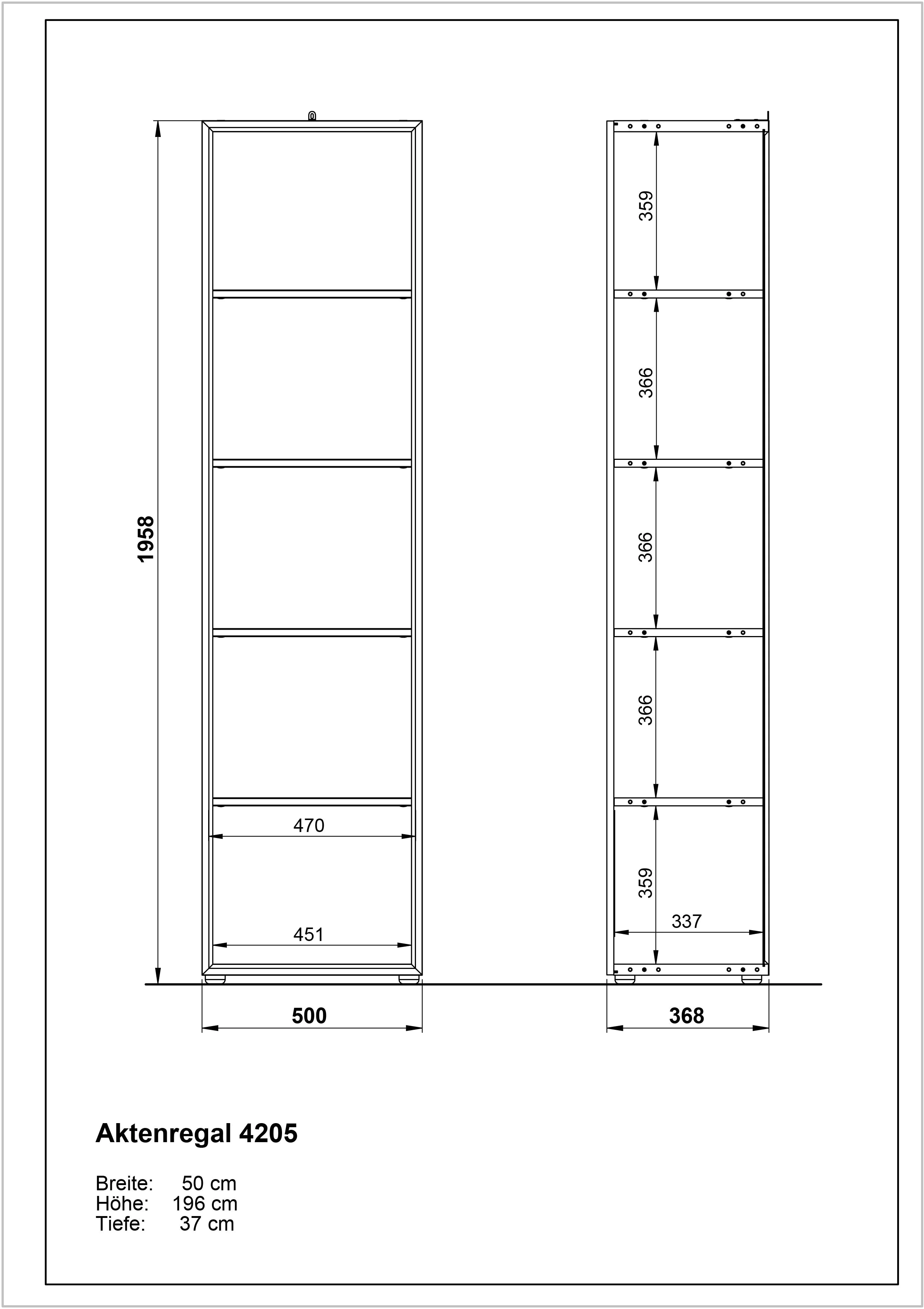 Büro-Set Monteria 8 - Navarra-Eiche/Weiß von BME home - Produktbild 8 von 20