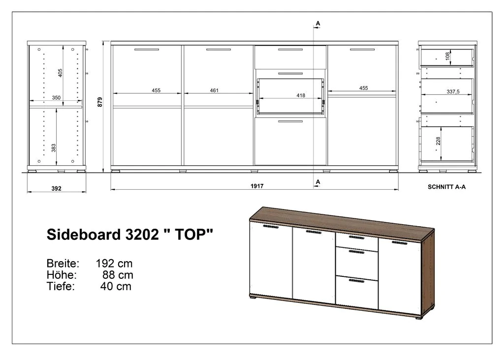 Sideboard 3202 von BME home - Produktbild 7 von 7