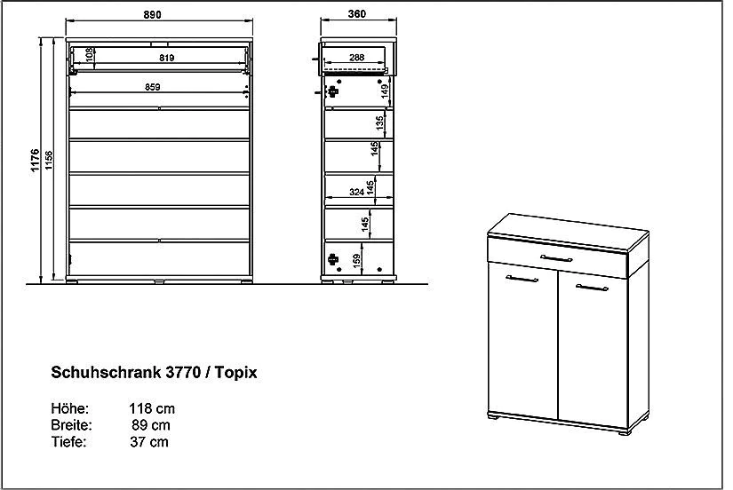 Garderobenschrank 3770 von BME home - Produktbild 12 von 12