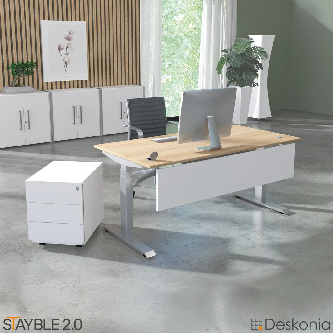 Höhenverstellbarer Schreibtisch Stayble 2.0 von Deskonia - Produktbild 3 von 6