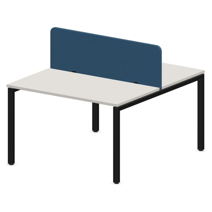 Teamarbeitsplatz CS5040 2U I-LEG mit Sichtblende - NST-CS5040-WORKBENCH-2U-I-LEG-PN