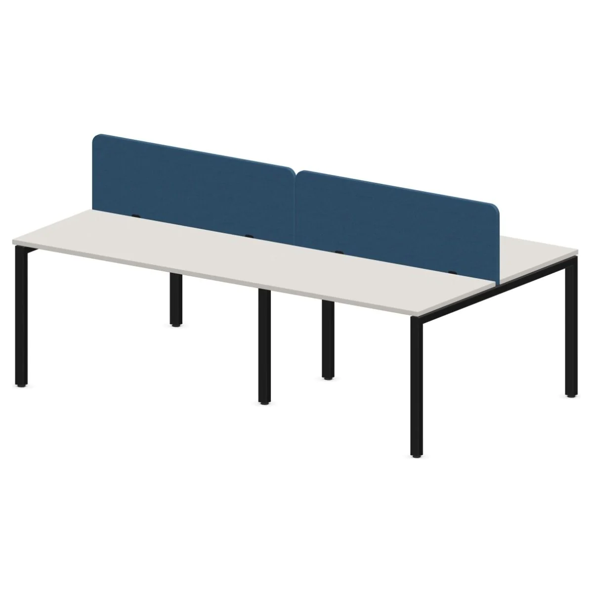 Teamarbeitsplatz CS5040 4U I-LEG mit Sichtblende - NST-CS5040-WORKBENCH-4U-I-LEG-PN