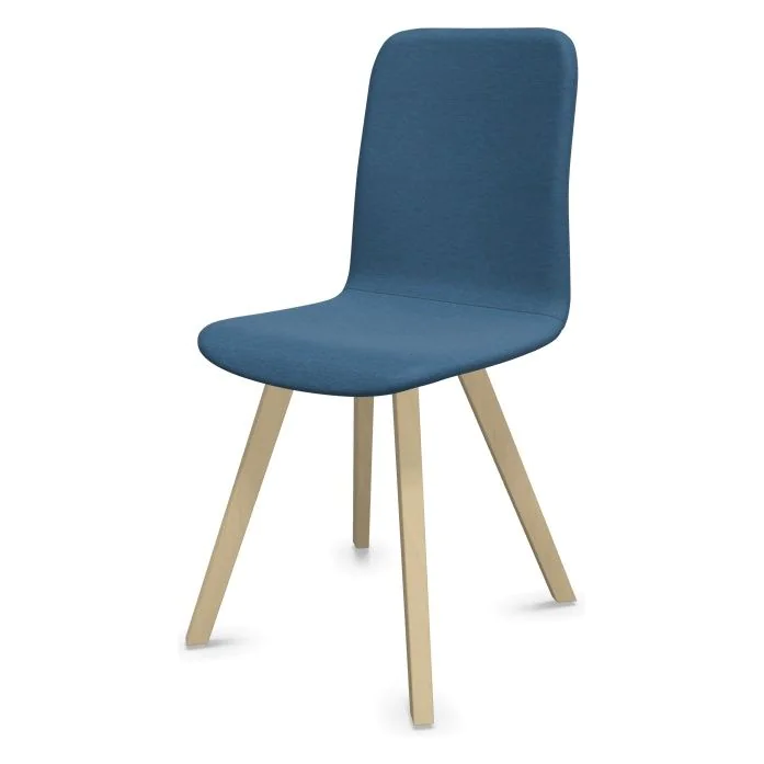 Besucherstuhl Vapaa 4FH Polster hohe Lehne - NST-VAPAA-FRAME-CHAR-4L-LGW-UPH-HB