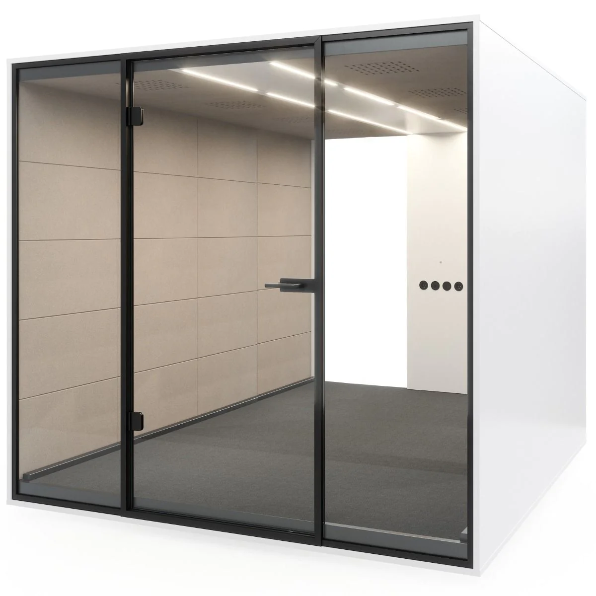 Schalldämmende Meetingbox Box XL von Box17 - Produktbild 2 von 3