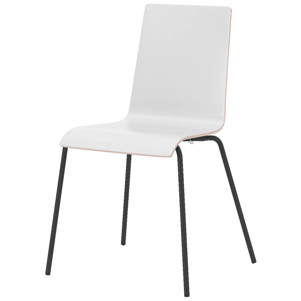 Besucherstuhl Cafe VII 4L - NST-CAFE-VII 4L-BL-WOOD-1.007-GB