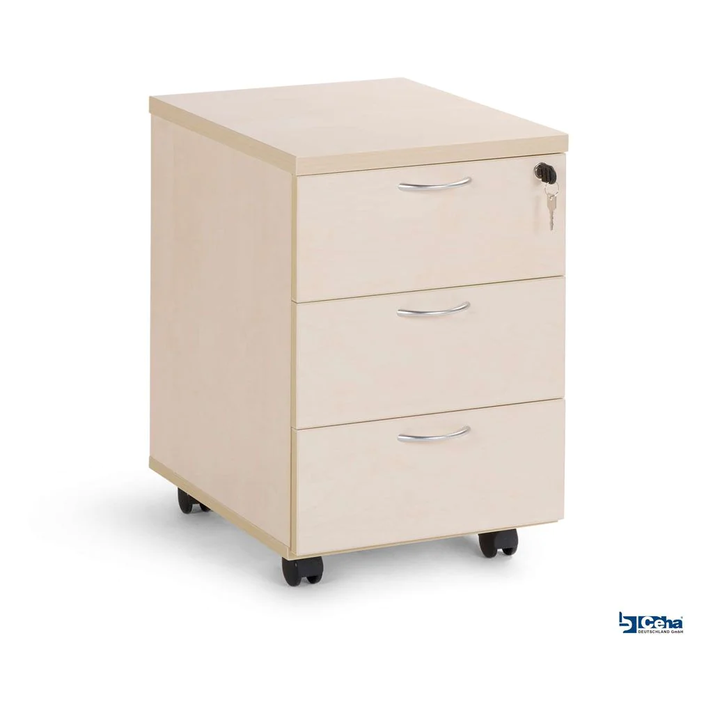 Holz-Rolli 3 Schubladen Tiefe 50 cm von Ceha - Produktbild 2 von 2