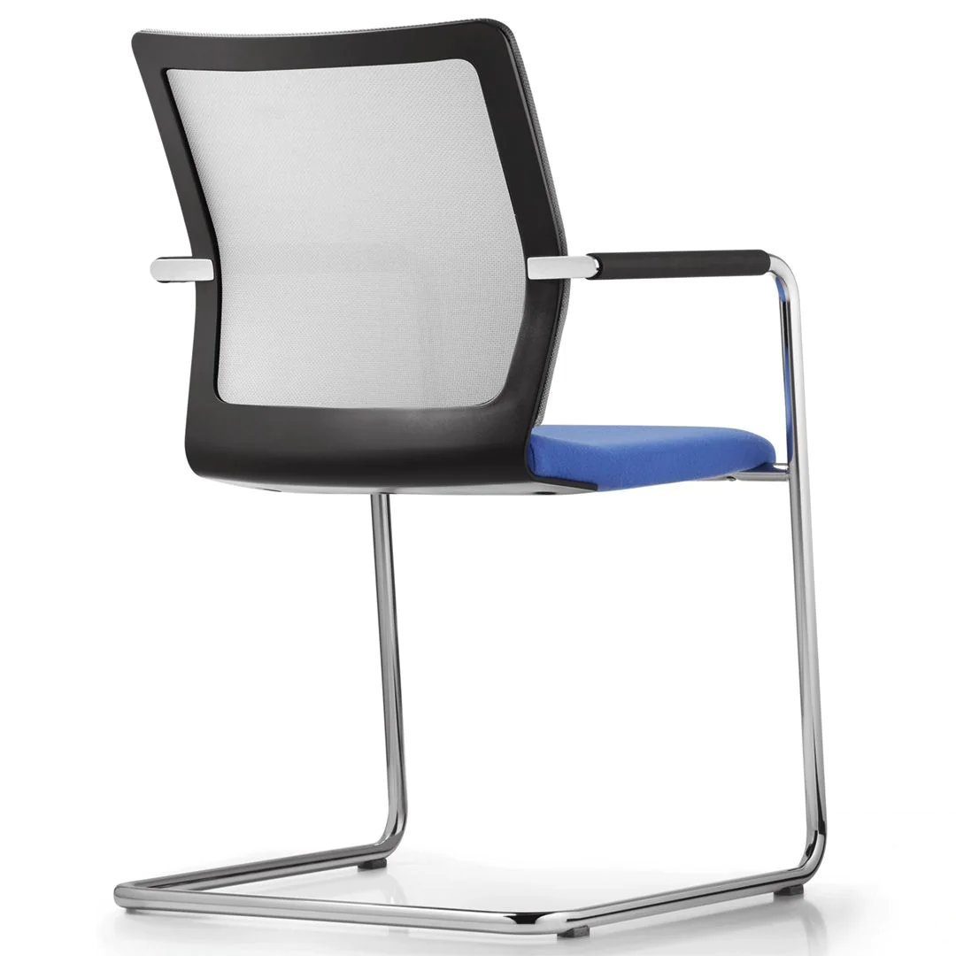 Freischwinger-Besucherstuhl Stilo visitor 6804 mesh/style - DAU-ST6804