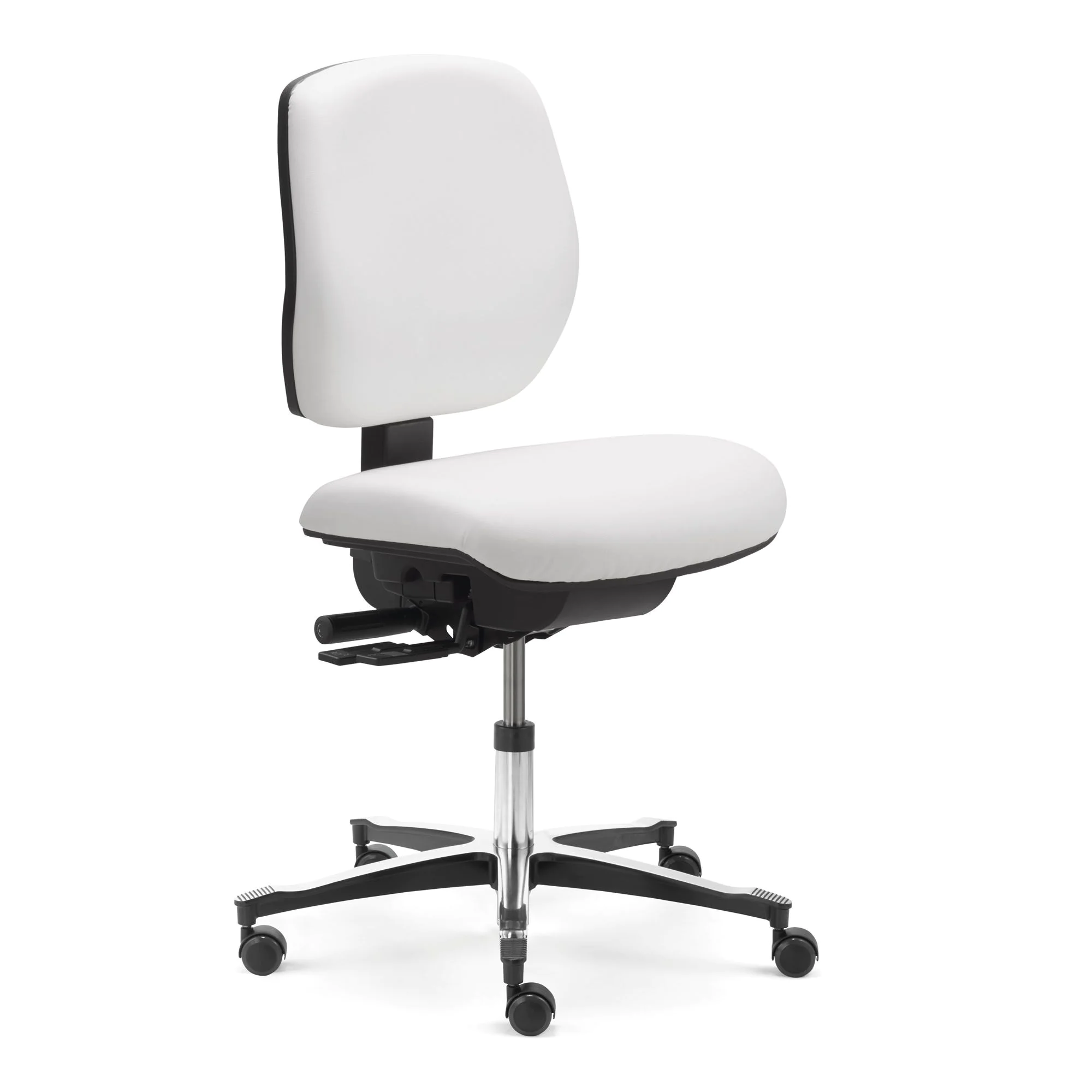 Arbeitsstuhl Tec classic 2082 - DAU-IS2082-ST-N0-T0-SR-KGS-A0-FPAPO-S64CR-R70WGS-006070