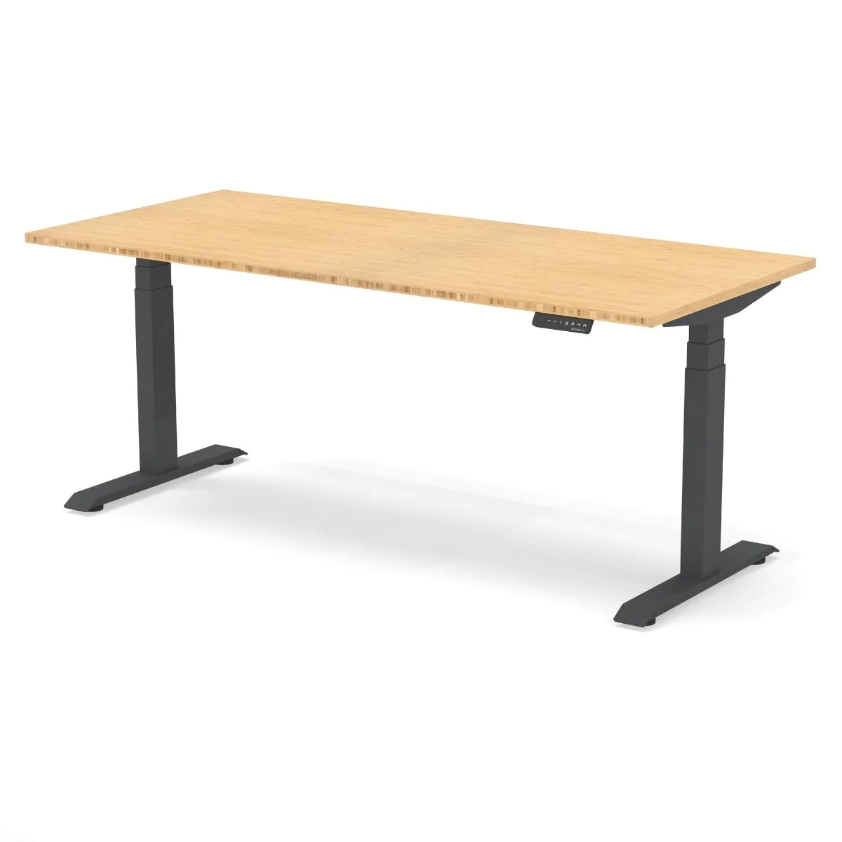 Höhenverstellbarer Schreibtisch Stayble 2.0 Bambus von Deskonia - Produktbild 5 von 5