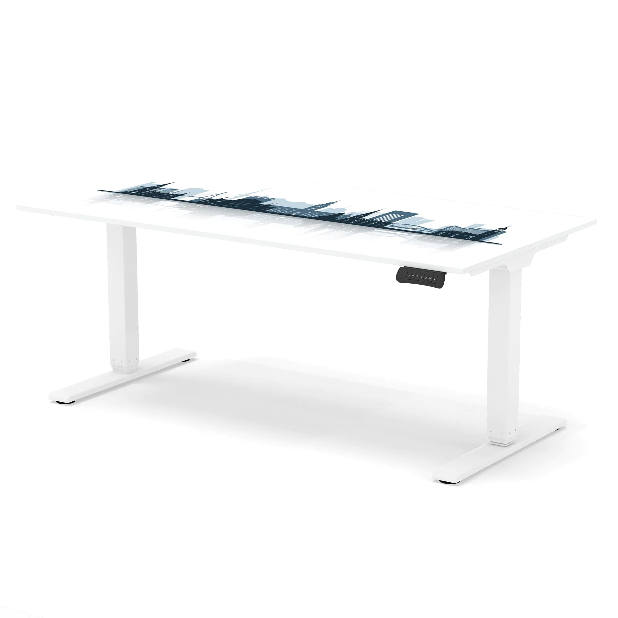 Höhenverstellbarer Schreibtisch Stayble Basic City "Hamburg" von Deskonia - Produktbild 2 von 3