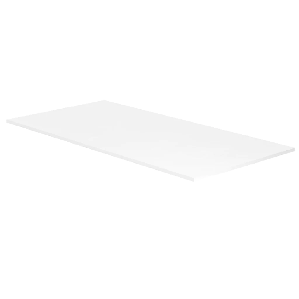 Tischplatte Basic 180 x 80 cm - Kristallweiß - F-BME-TP-W00556-180-80