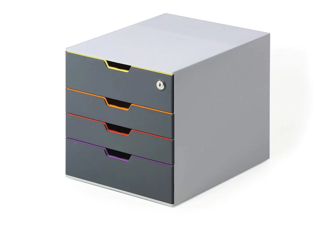 Schubladenbox VARICOLOR 4 SAFE abschließbar - DUR-760627