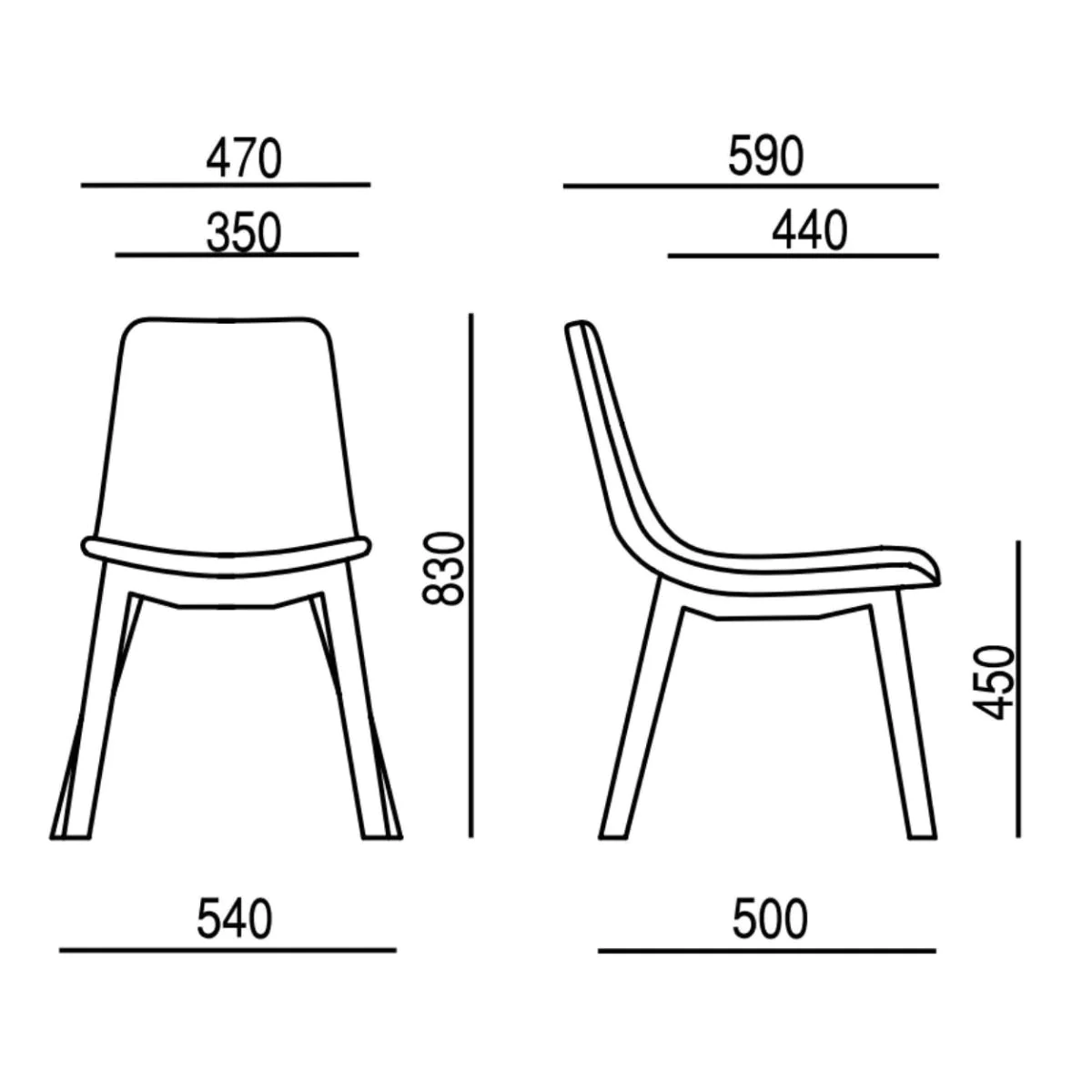 Konferenzstuhl Edge Holz von RIM - Produktbild 3 von 4