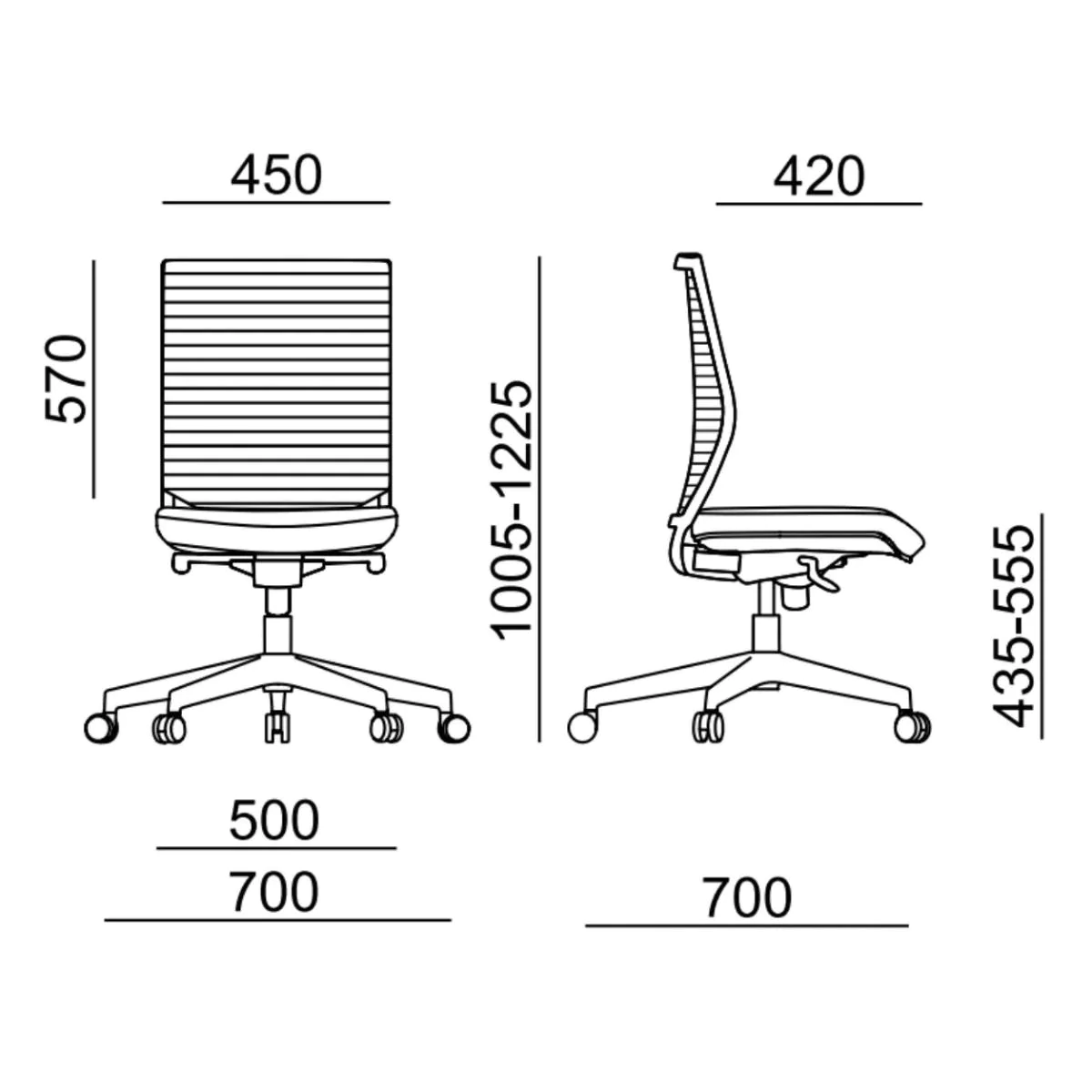 Bürostuhl Easy Pro 1207L von RIM - Produktbild 3 von 4