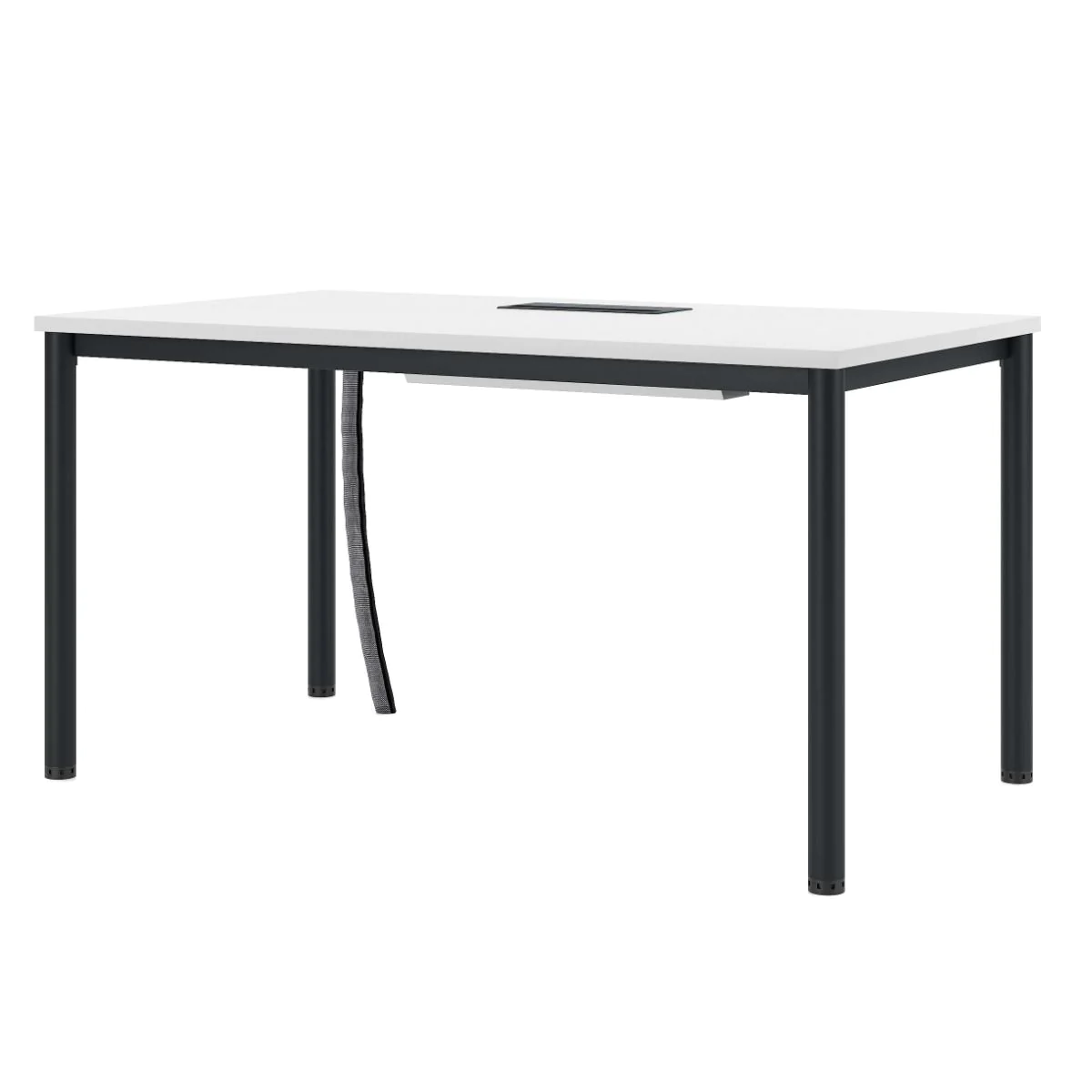 Schreibtisch E10 Rundrohr 4-Fuß - NST-E10-ES-DESK-I-LEG