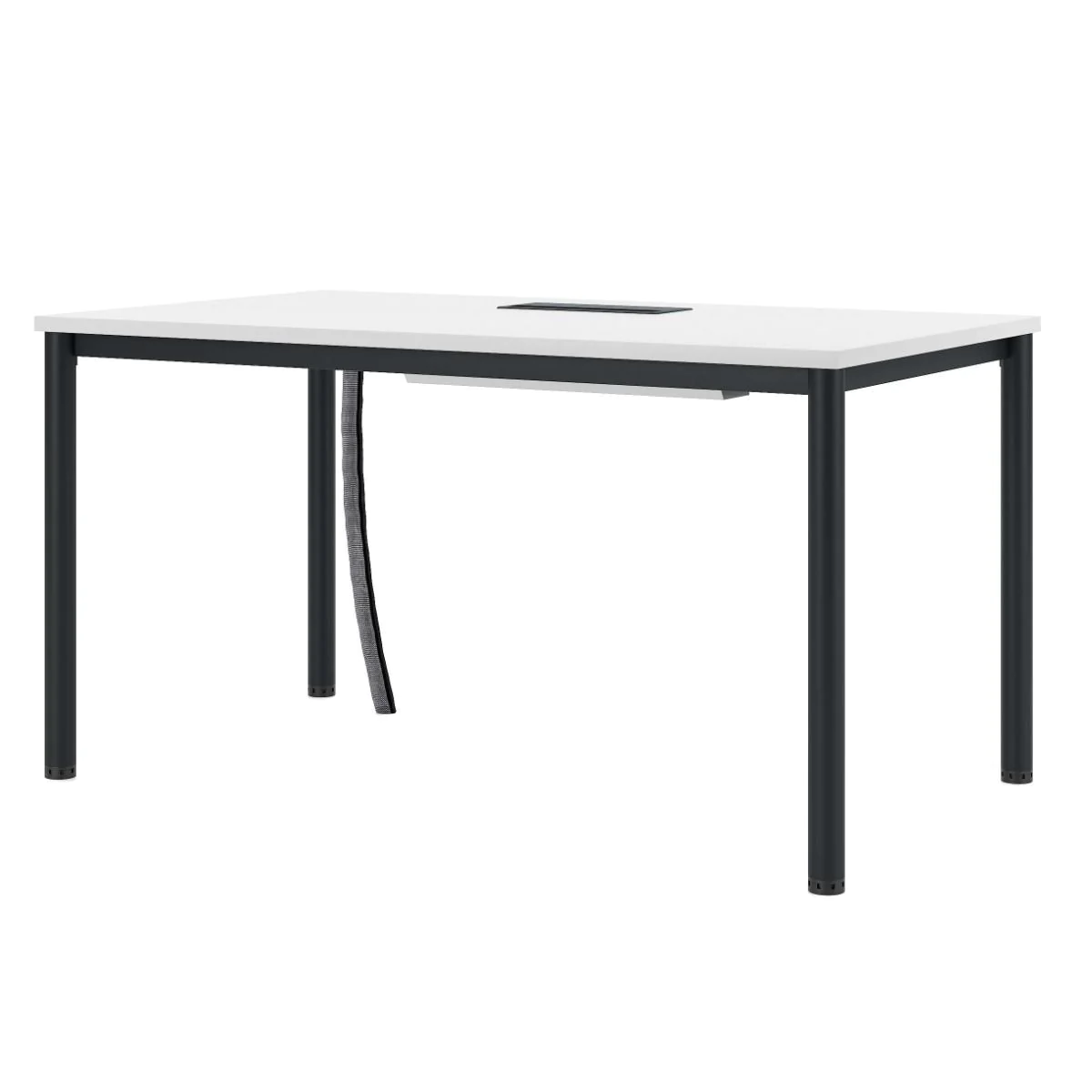 Schreibtisch E10 Rundrohr 4-Fuß mit Beinraumblende von Nowy Styl - Produktbild 6 von 7