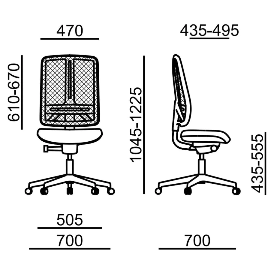 Bürostuhl FLEXi 1102A von RIM - Produktbild 3 von 4