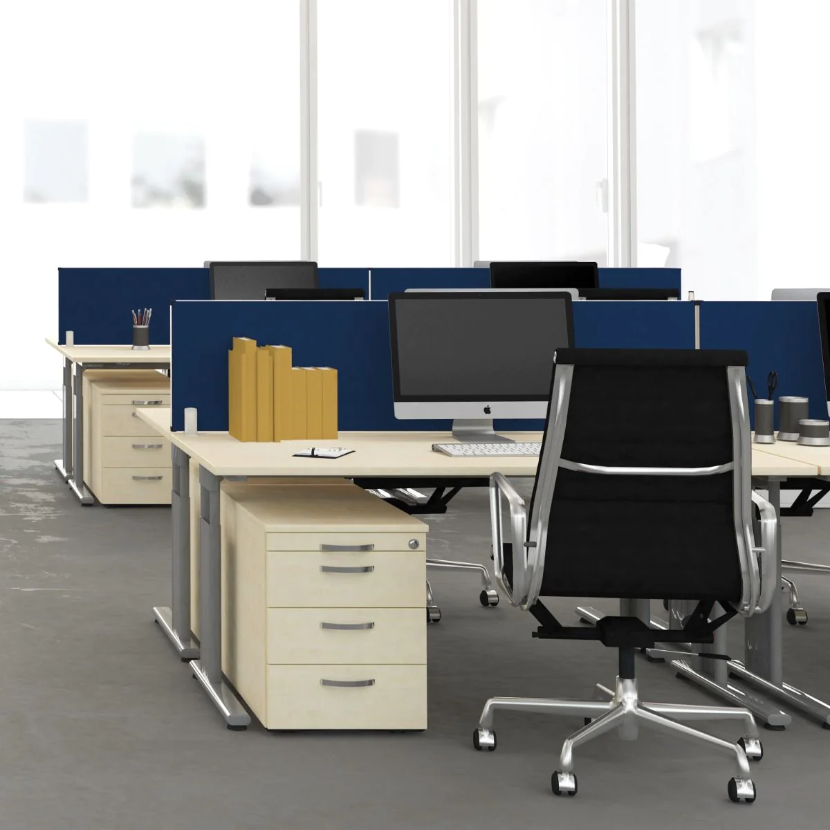 Tischtrennwand Eco - GEM-XW-80-SWS27XX04