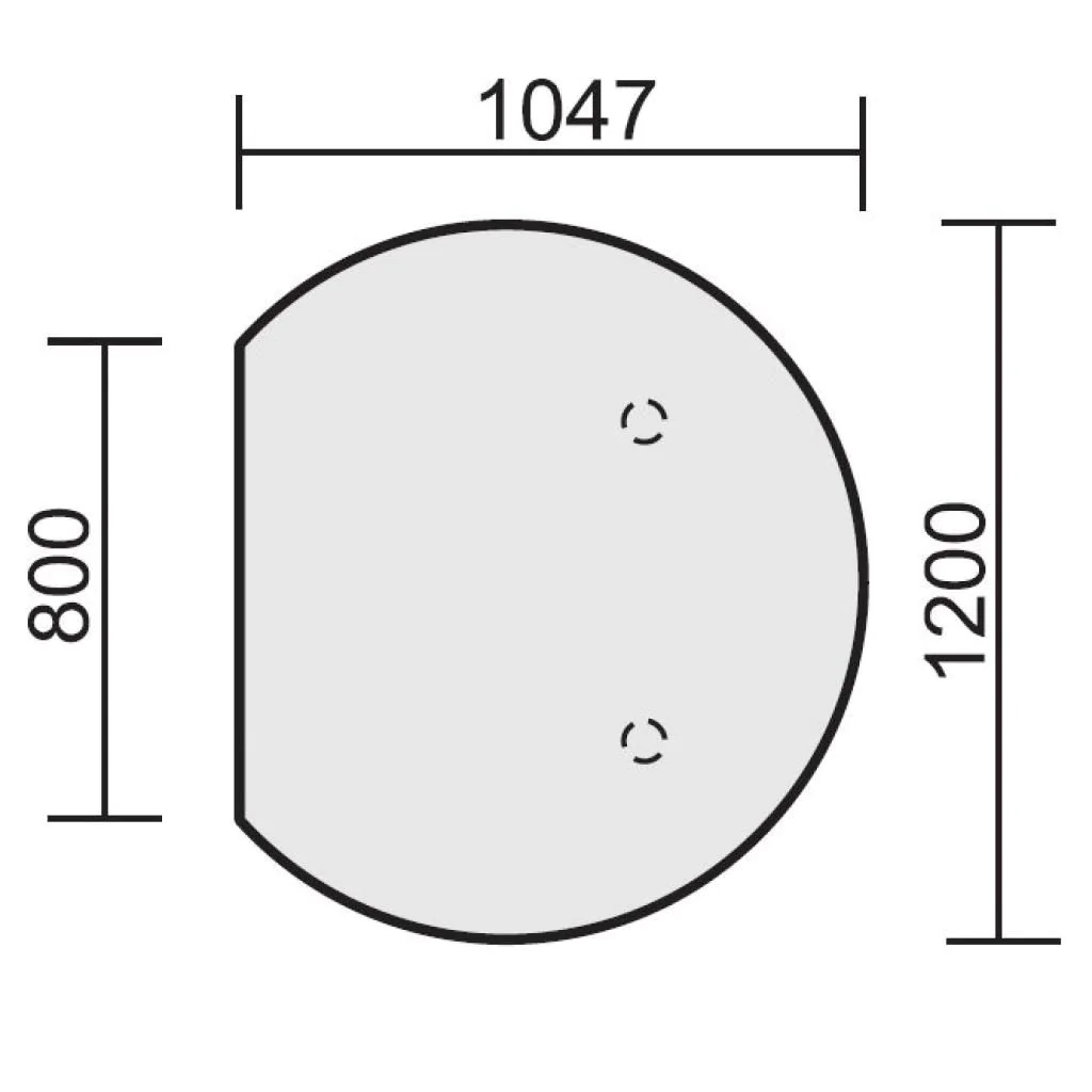 Anbautisch C-Flex Rund von Geramöbel - Produktbild 7 von 10