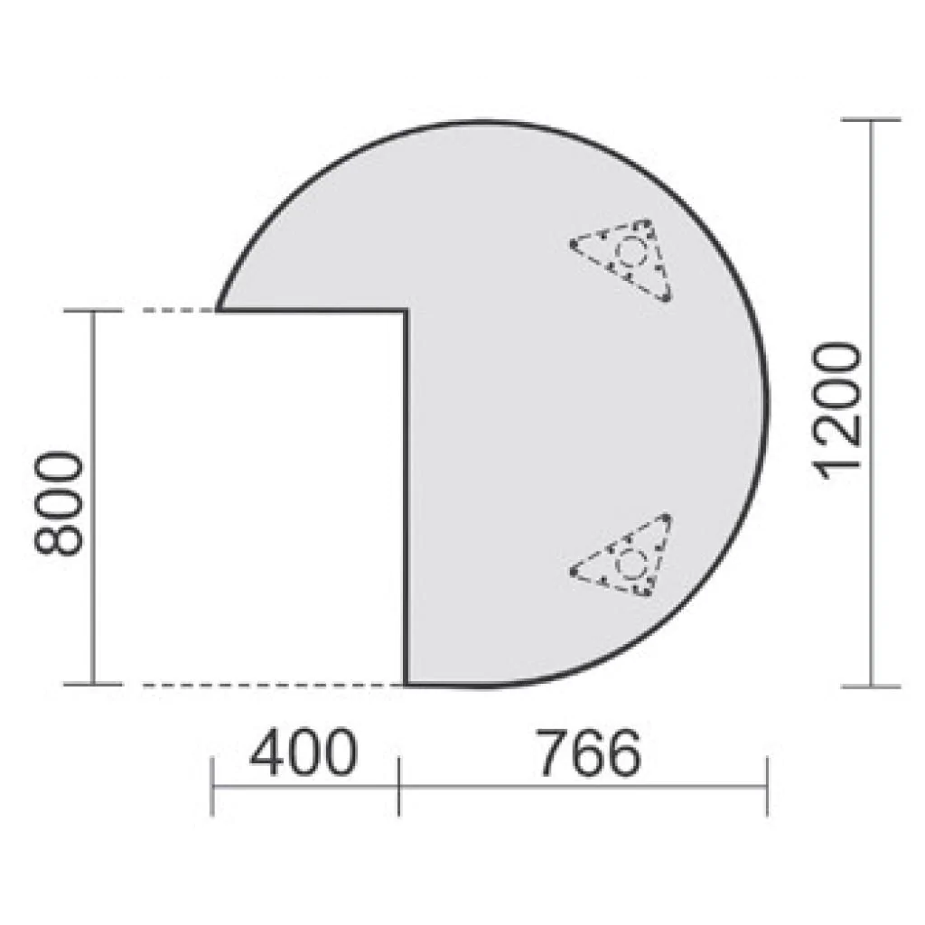 Ansatzplatte 4-Flex Dreiviertelkreis von BME regional - Produktbild 7 von 11
