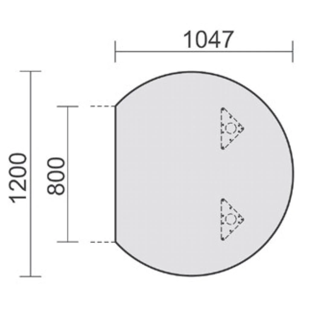 Ansatzplatte 4-Flex Rund von Geramöbel - Produktbild 7 von 11