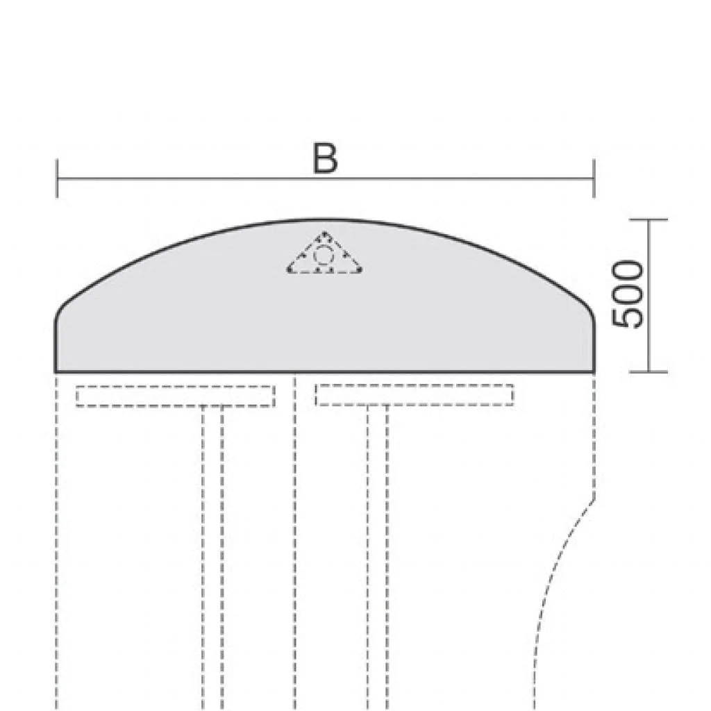 Ansatzplatte 4-Flex L - 180 cm von Geramöbel - Produktbild 7 von 11