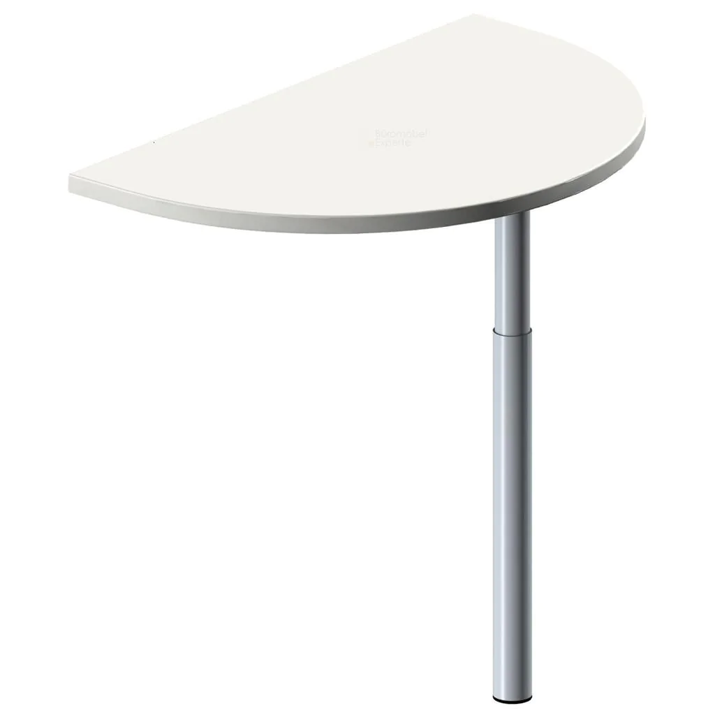 Anbautisch halbrund C-Flex 50 x 68 - 82 x 80 von Geramöbel - Produktbild 6 von 10