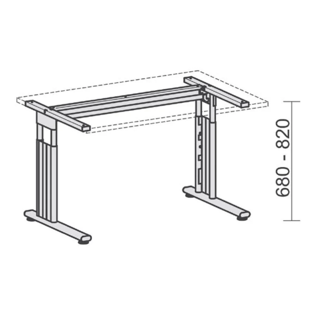 Anbautisch C-Flex 120 x 50 von Geramöbel - Produktbild 2 von 8