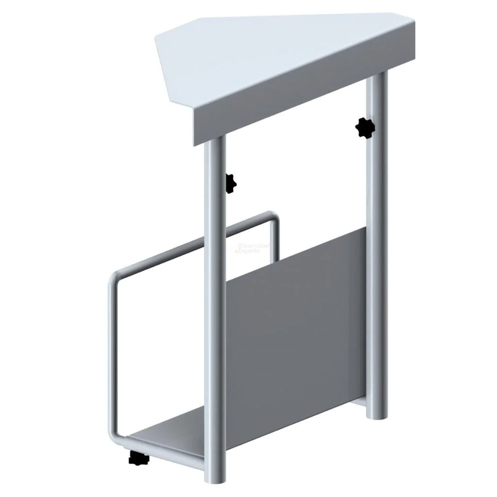 PC Hängehalter C Pro - Silber von Geramöbel - Produktbild 2 von 2