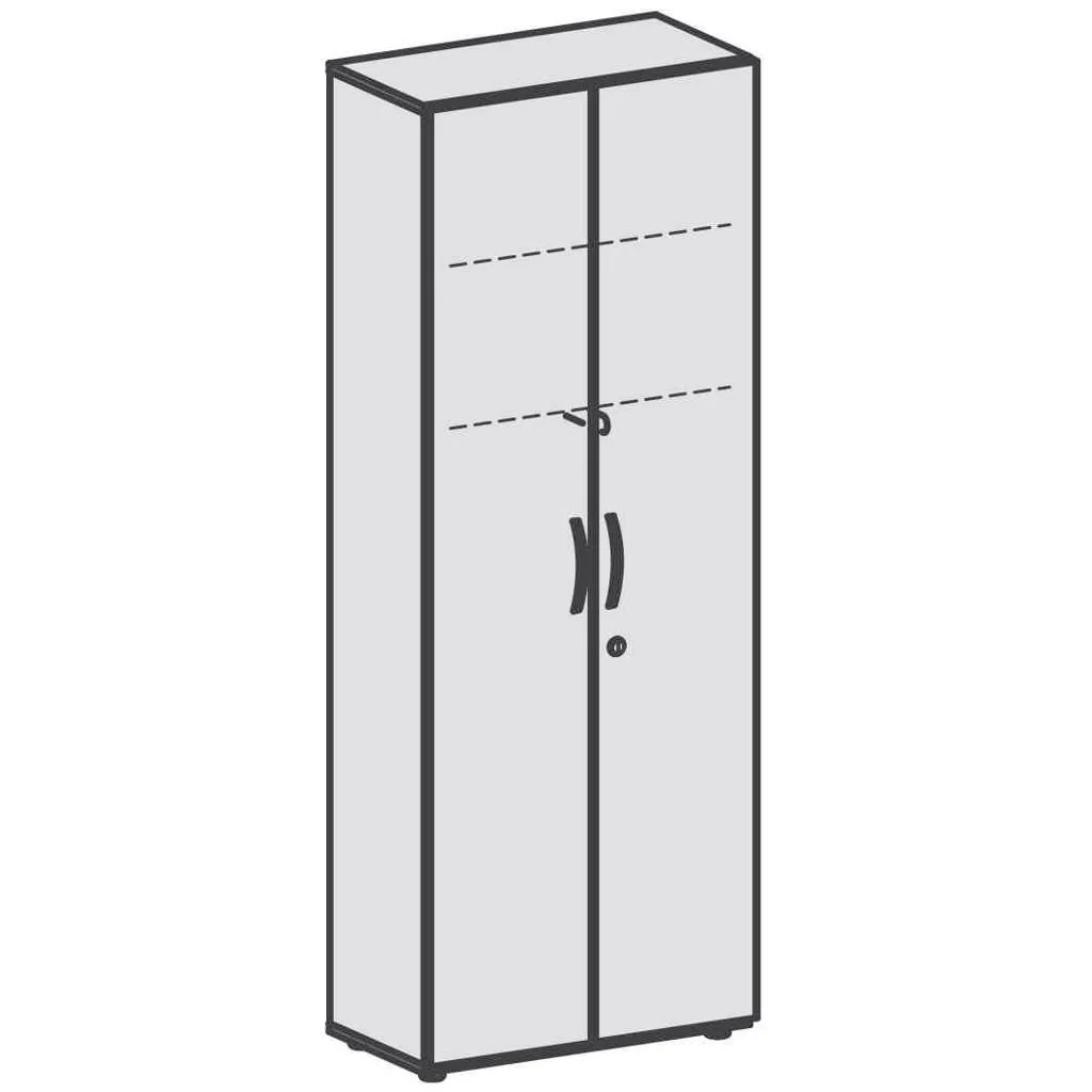 Garderobenschrank Flex 6 OH zweitürig von Geramöbel - Produktbild 9 von 14