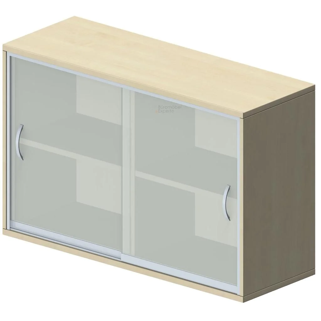 Schiebetürenschrank Pro 2 OH mit Mittelwand - Glas von Geramöbel - Produktbild 2 von 9