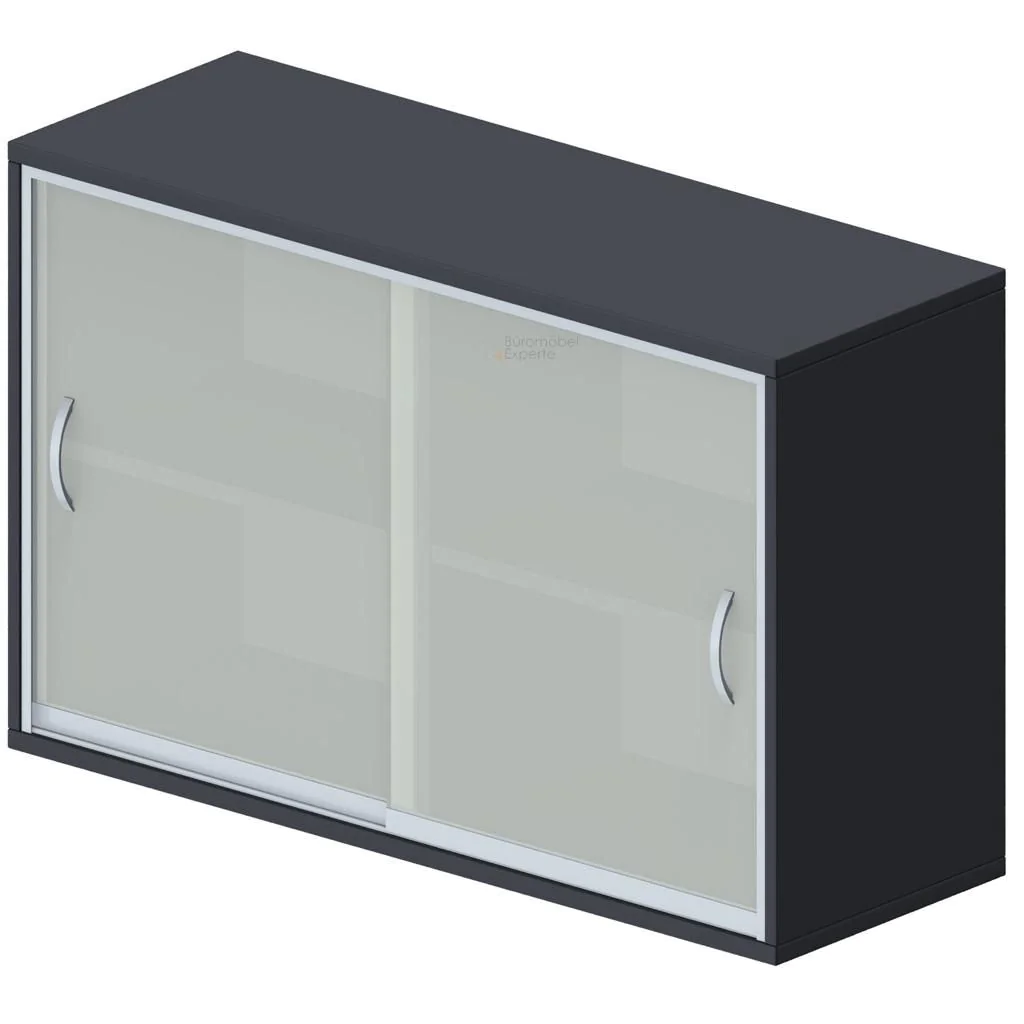 Schiebetürenschrank Pro 2 OH mit Mittelwand - Glas von Geramöbel - Produktbild 3 von 9