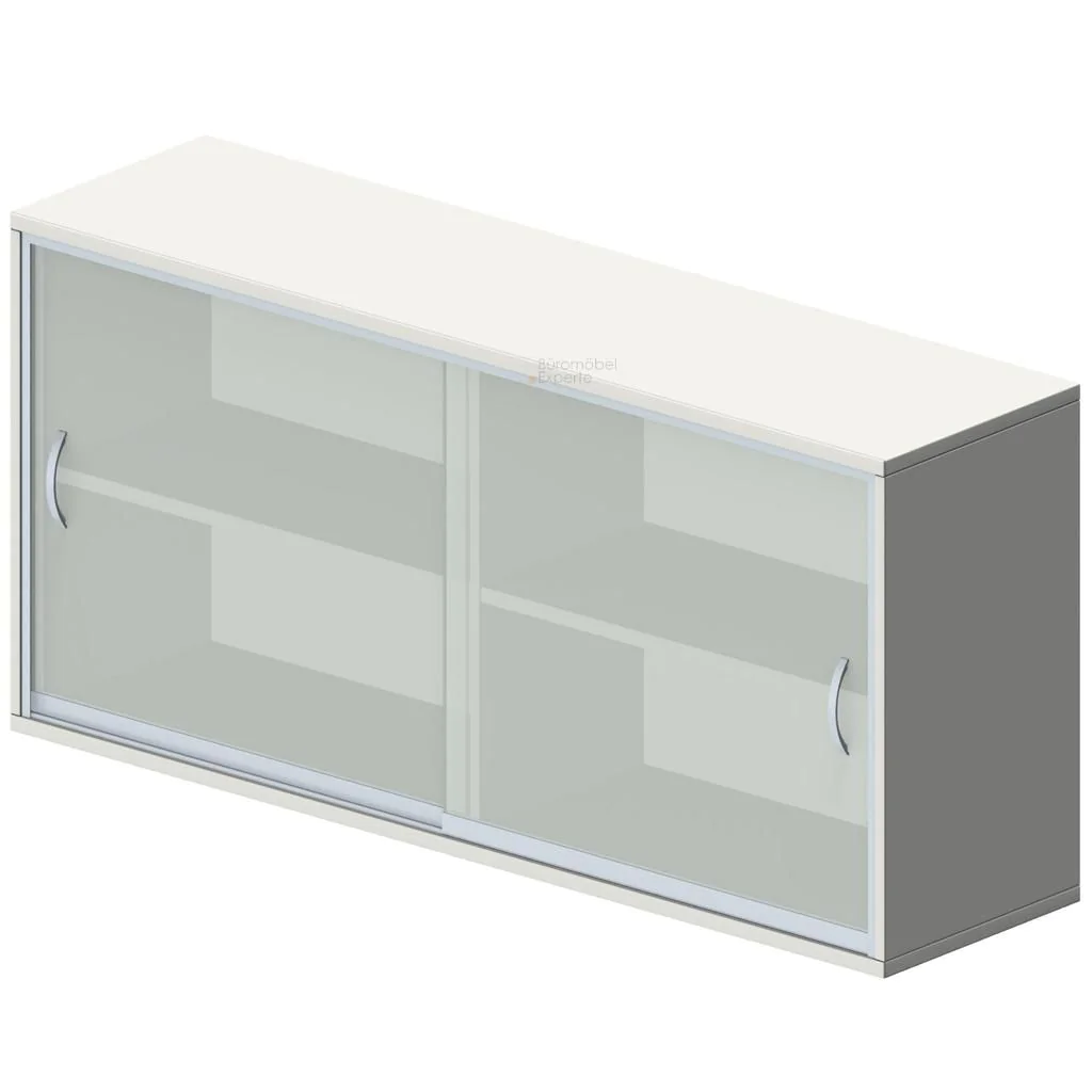 Schiebetürenschrank Pro 2 OH mit Mittelwand - Glas von Geramöbel - Produktbild 5 von 9