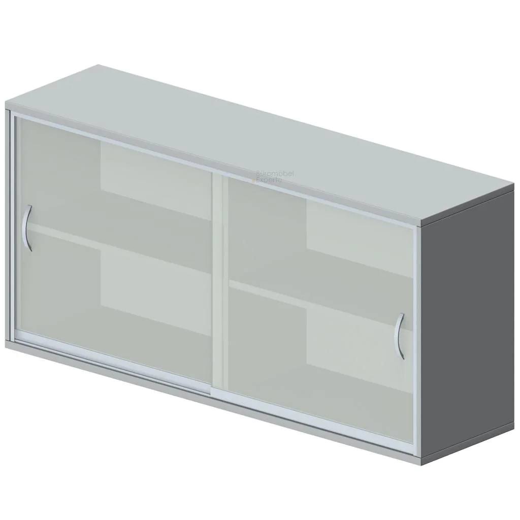 Schiebetürenschrank Pro 2 OH mit Mittelwand - Glas von Geramöbel - Produktbild 6 von 9