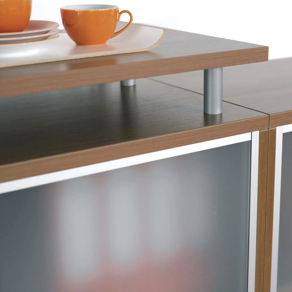 Schiebetürenschrank Pro 2 OH mit Mittelwand - Glas von Geramöbel - Produktbild 8 von 9
