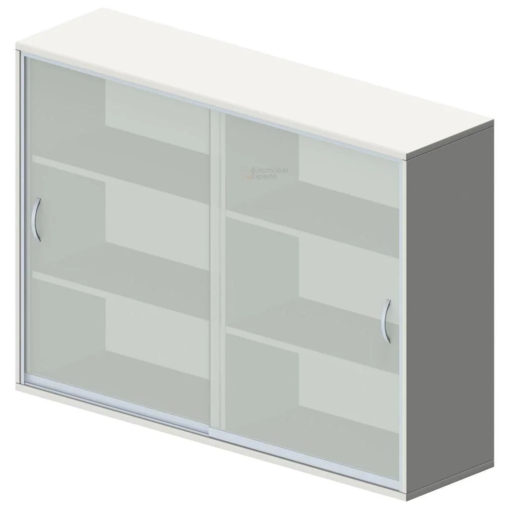 Schiebetürenschrank Pro 3 OH mit Mittelwand - Glas von Geramöbel - Produktbild 5 von 10