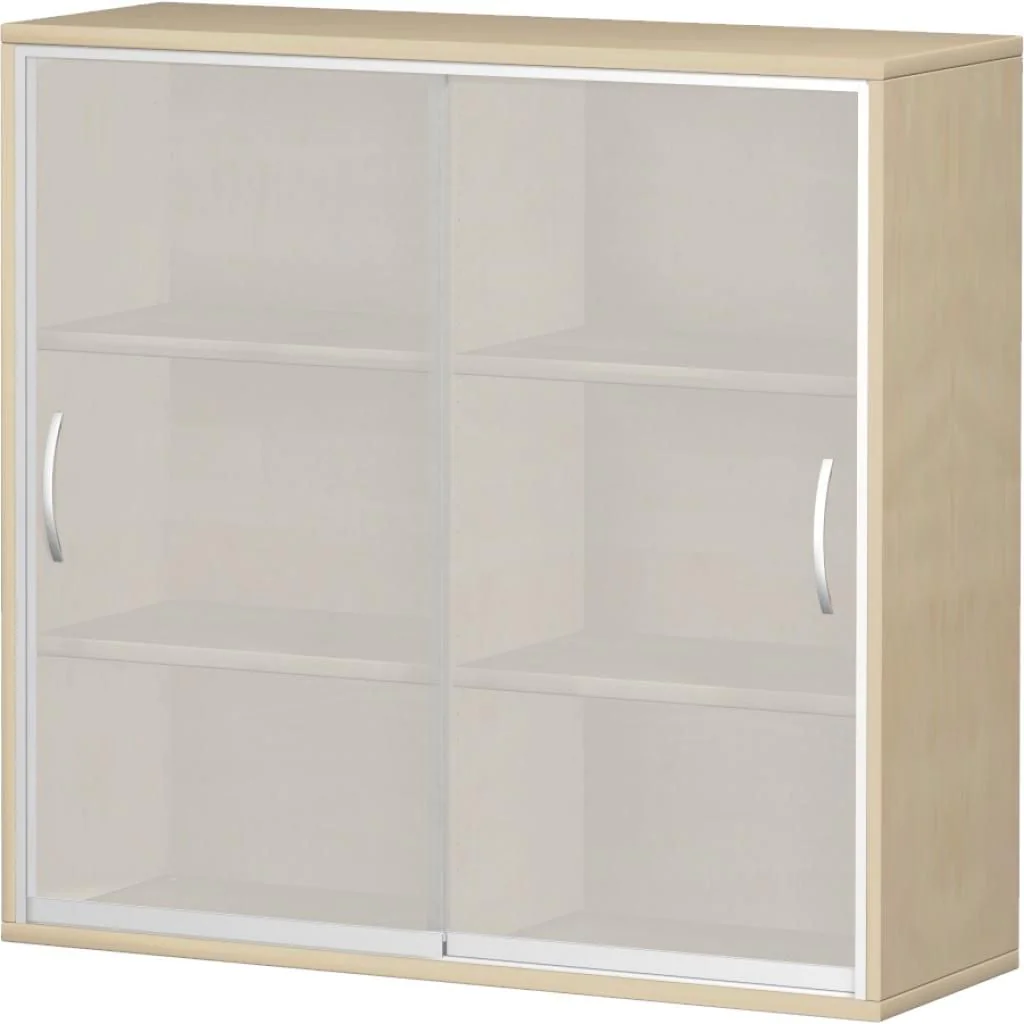 Schiebetürenschrank Pro 3 OH mit Mittelwand - Glas von Geramöbel - Produktbild 7 von 10