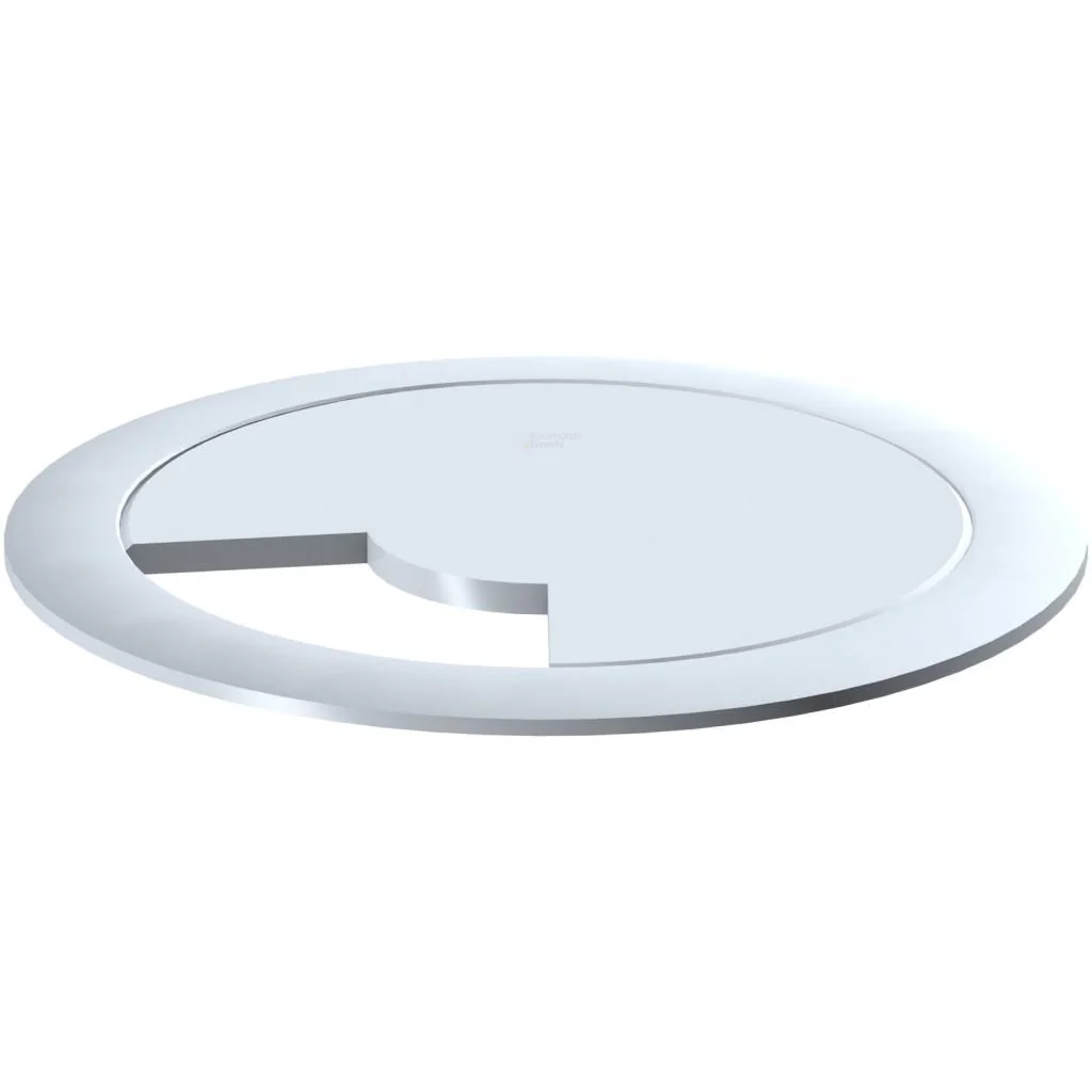 Kabeldurchlassbuchse unmontiert 80 mm - Silber von Geramöbel - Produktbild 1 von 7