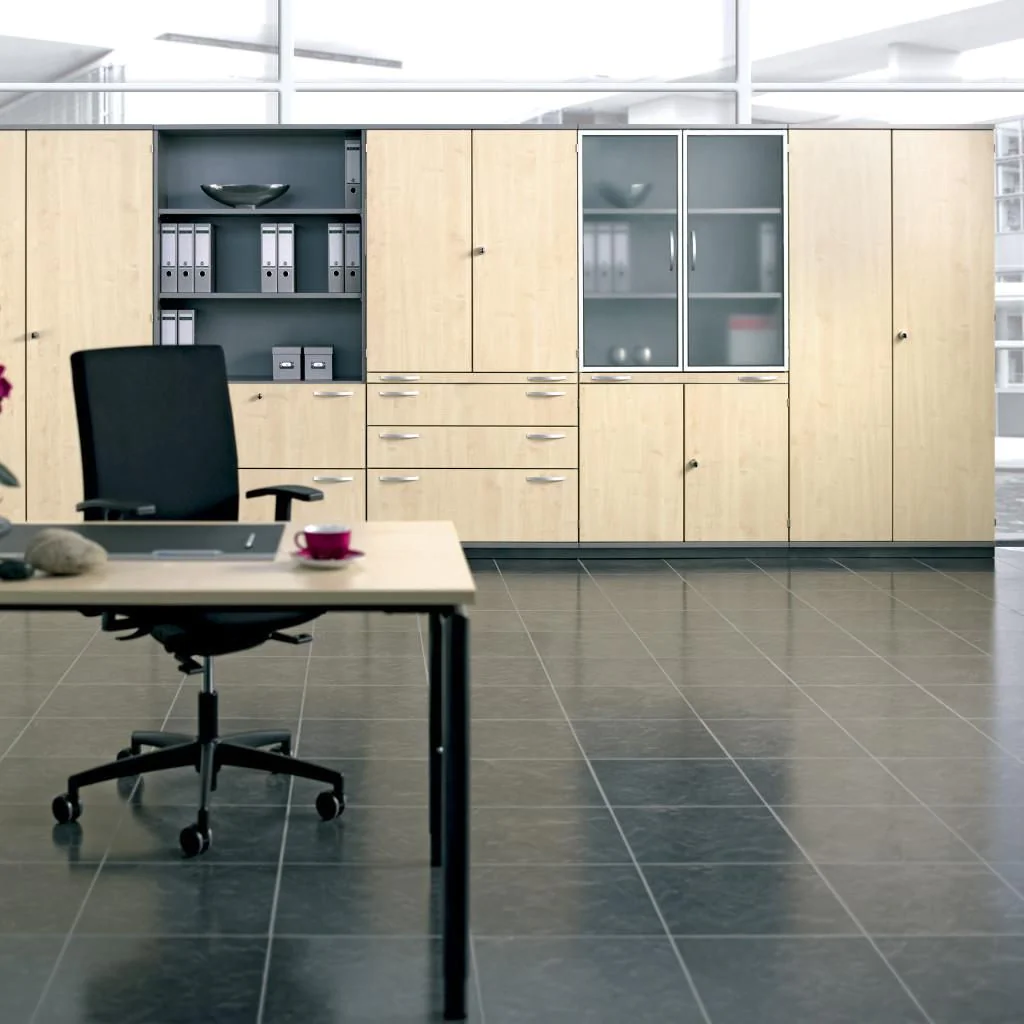 Kombischrank Pro 6 OH - 3 Fächer + 3HR von Geramöbel - Produktbild 5 von 13